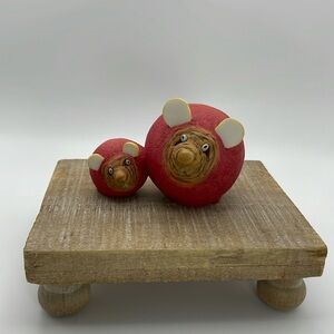 Home Grown by‎ Enesco Beetroot Mouse Figurine Whimsical Decor